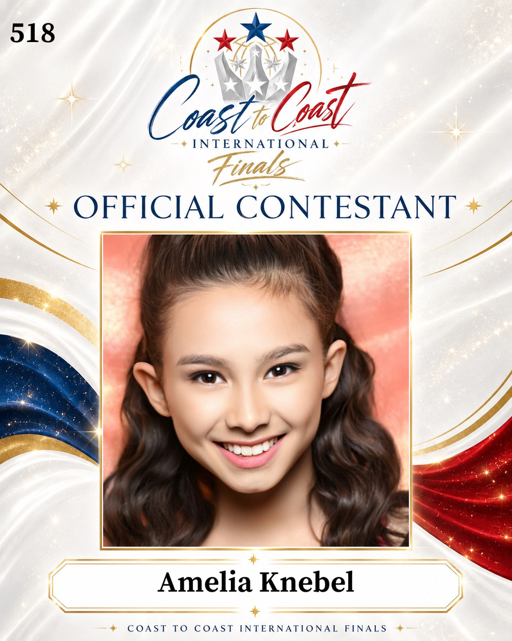 Vote #518 Amelia Knebel for 2026 International Finals People's Choice!