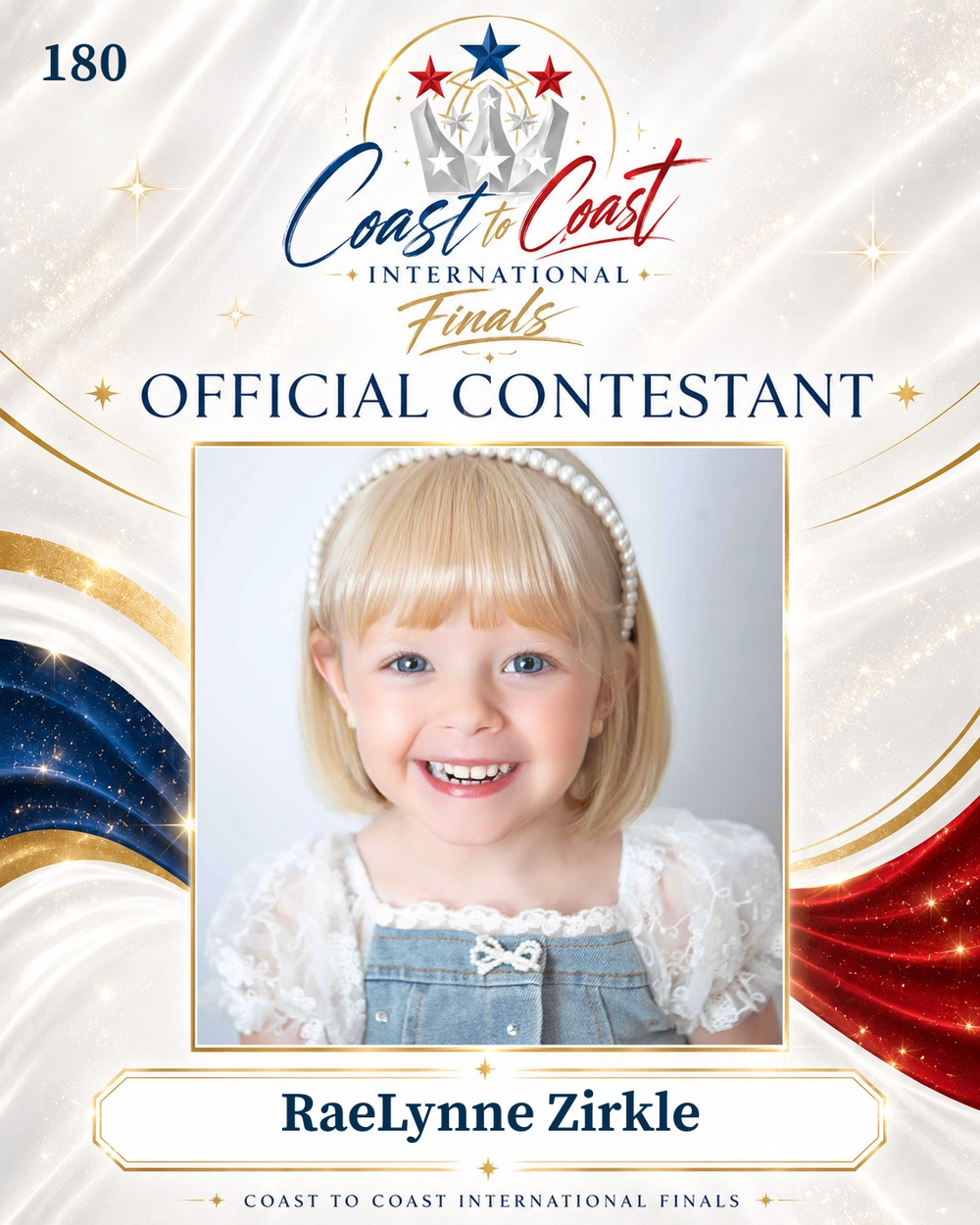 Vote #180 RaeLynne Zirkle for 2026 International Finals People's Choice!