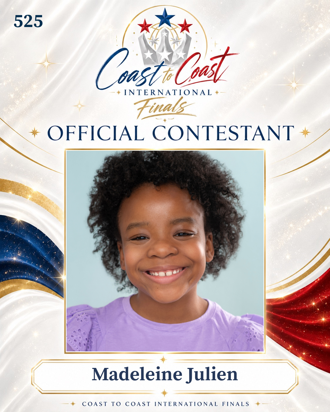 Vote #525 Madeleine Julien for 2026 International Finals People's Choice!