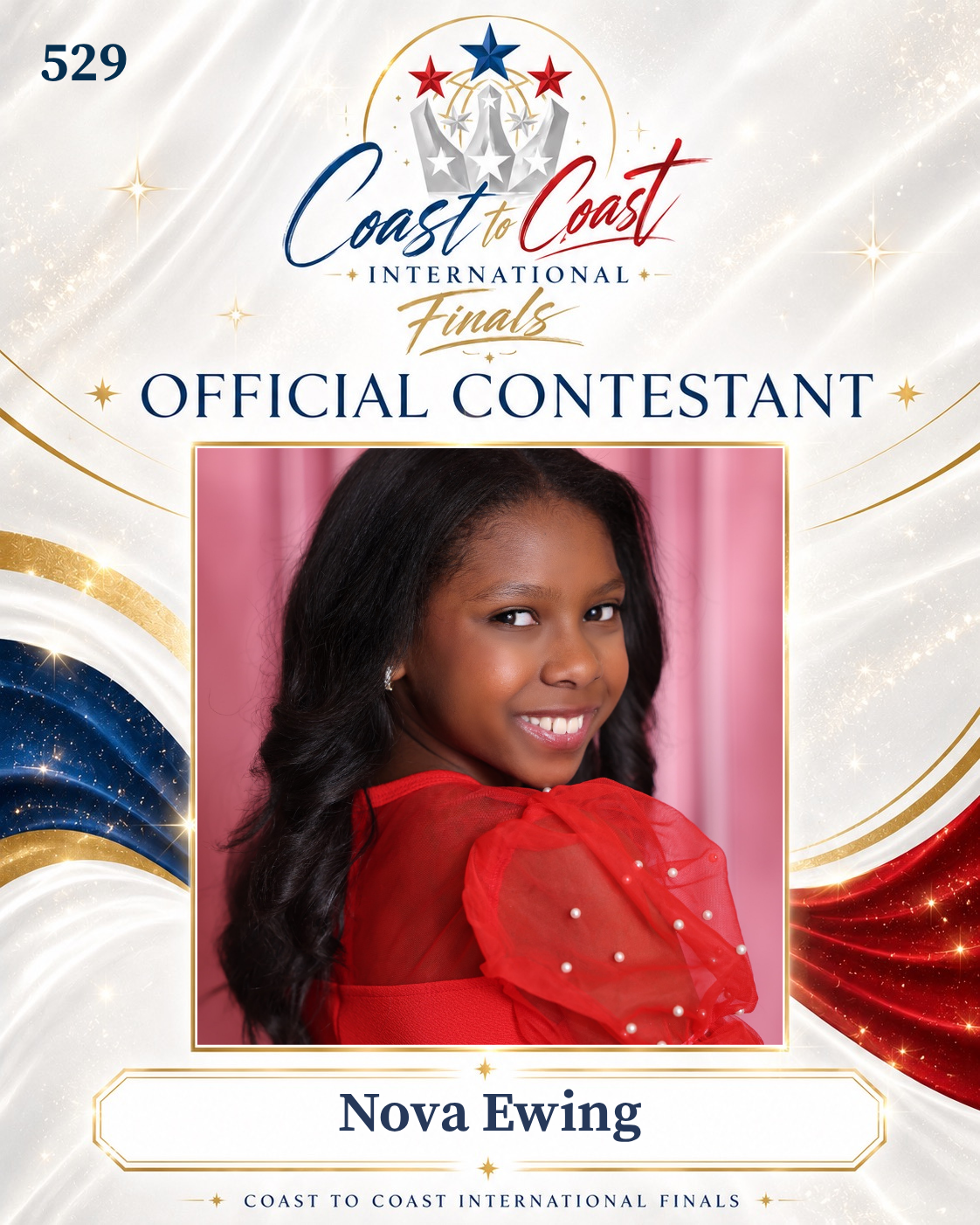Vote #529 Nova Ewing for 2026 International Finals People's Choice!