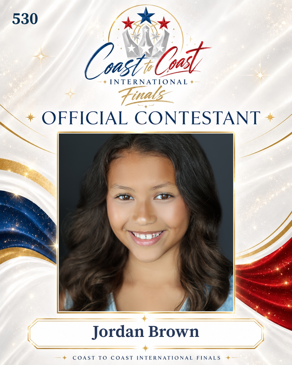 Vote #530 Jordan Brown for 2026 International Finals People's Choice!