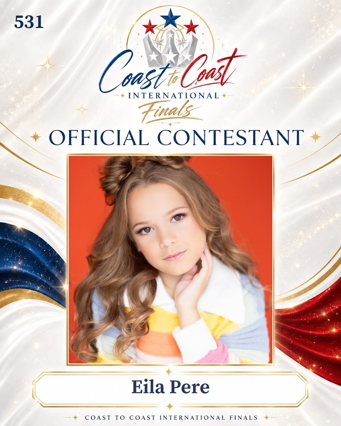 Vote #531 Eila Pere for 2026 International Finals People's Choice!