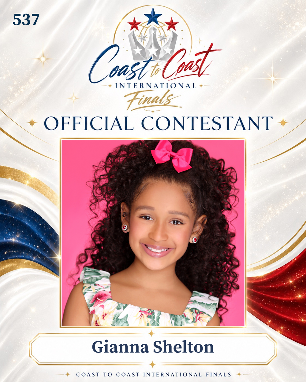 Vote #537 Gianna Shelton for 2026 International Finals People's Choice!