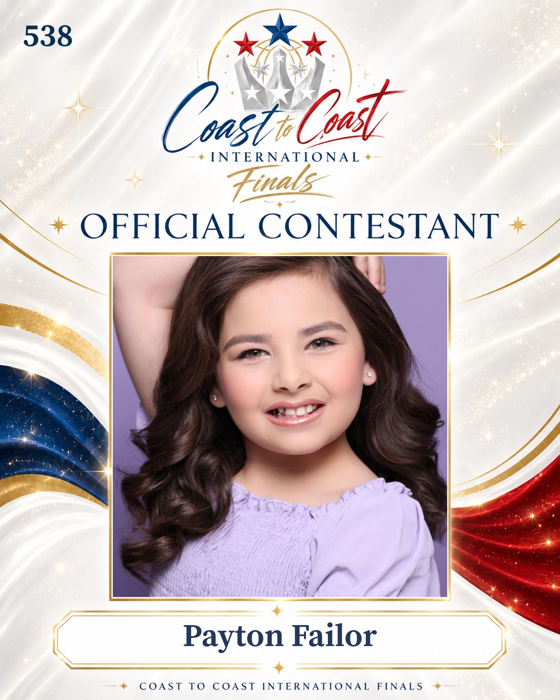 Vote #538 Payton Failor for 2026 International Finals People's Choice!