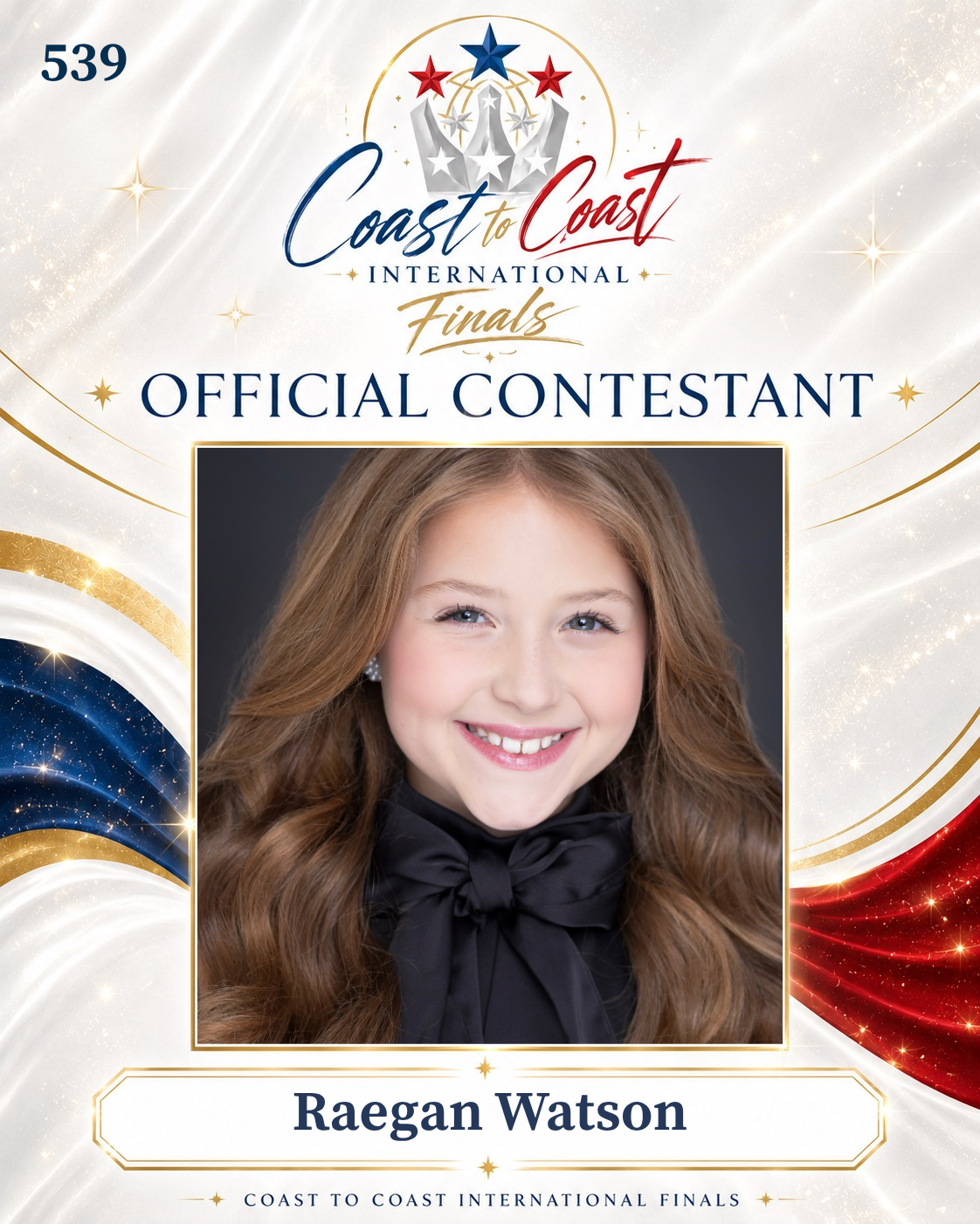 Vote #539 Raegan Watson for 2026 International Finals People's Choice!