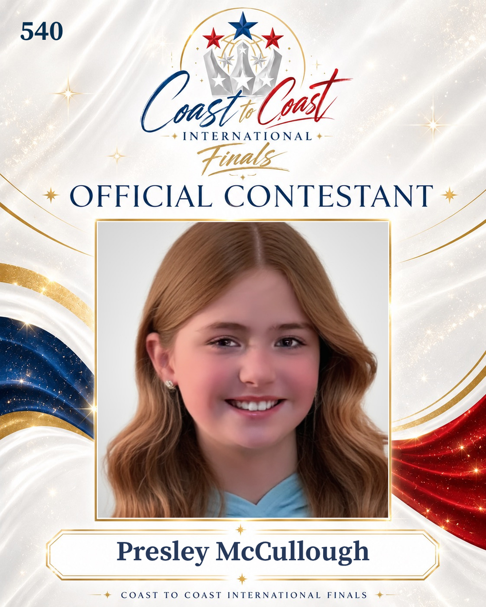 Vote #540 Presley McCullough for 2026 International Finals People's Choice!