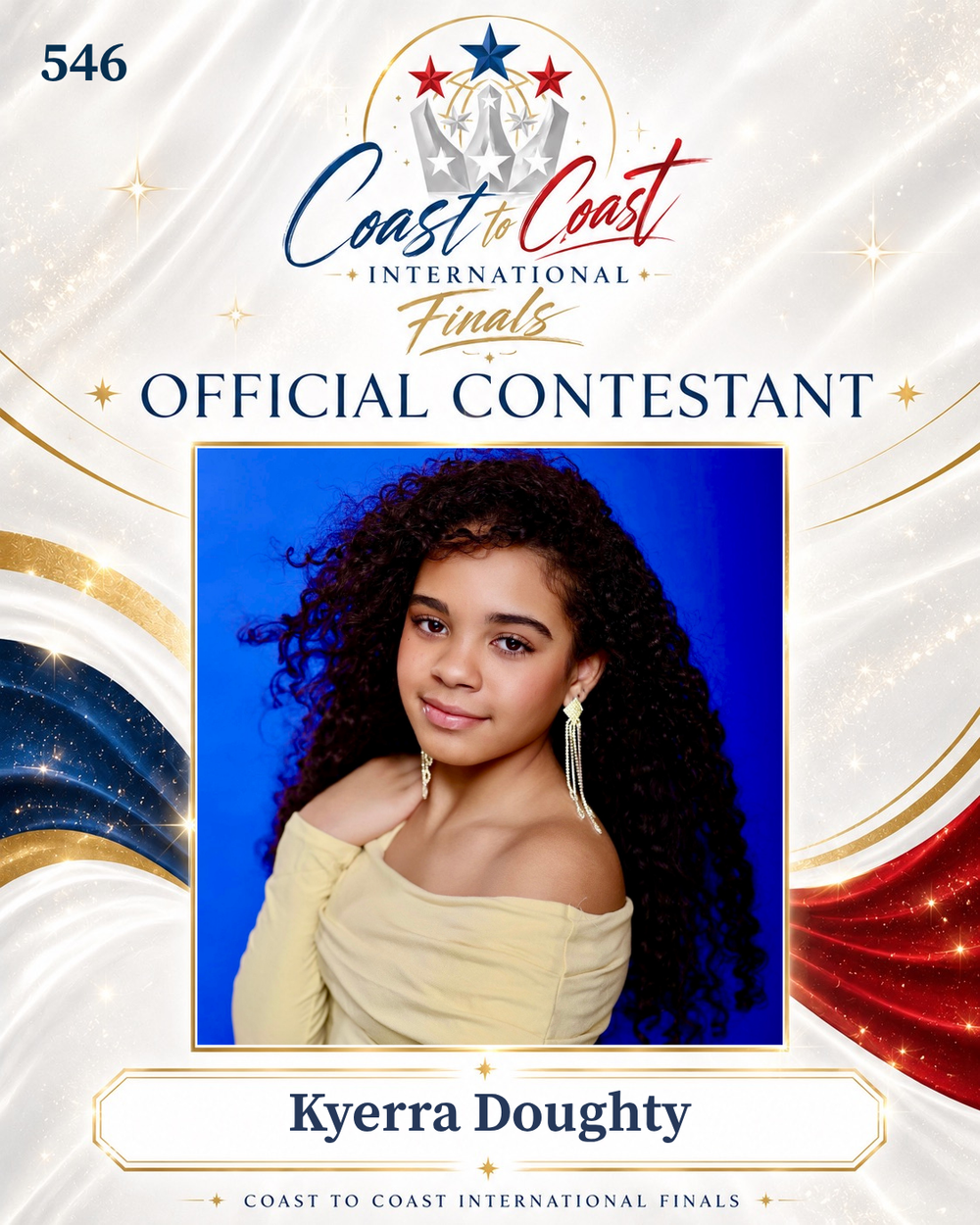 Vote #546 Kyerra Doughty for 2026 International Finals People's Choice!