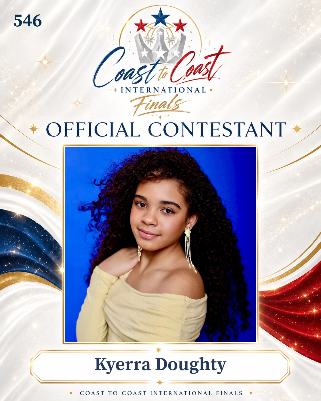 Vote #546 Kyerra Doughty for 2026 International Finals People's Choice!
