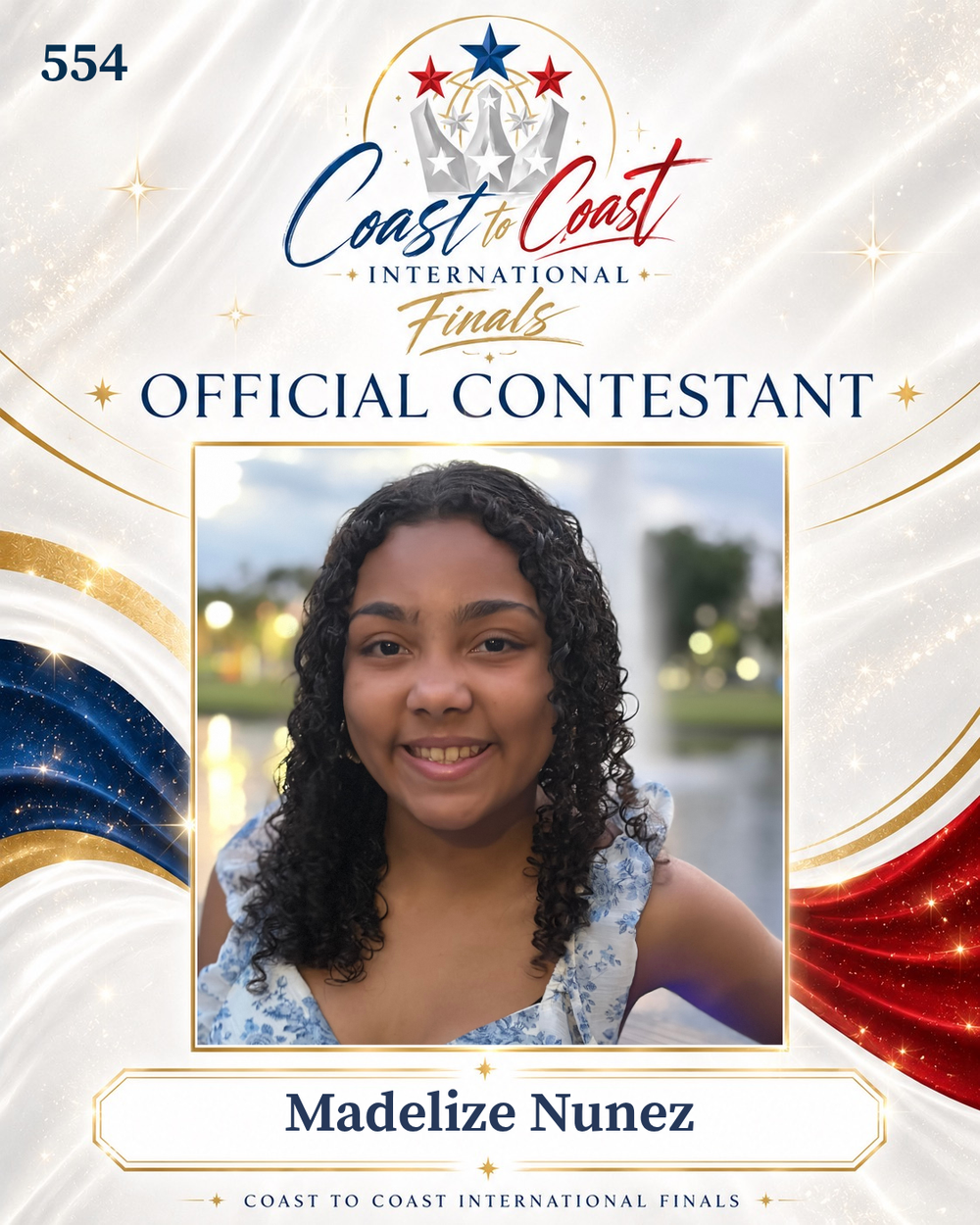 Vote #554 Madelize Nunez for 2026 International Finals People's Choice!