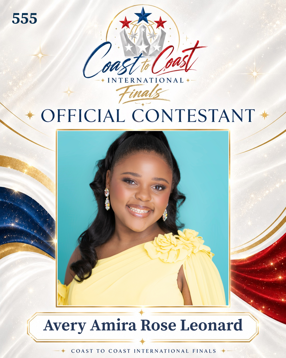 Vote #555 Avery Amira Rose Leonard for 2026 International Finals People's Choice!