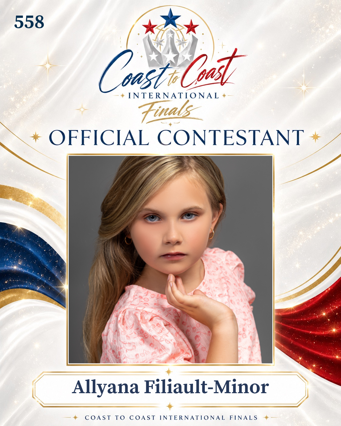 Vote #558 Allyana Filiault-Minor for 2026 International Finals People's Choice!
