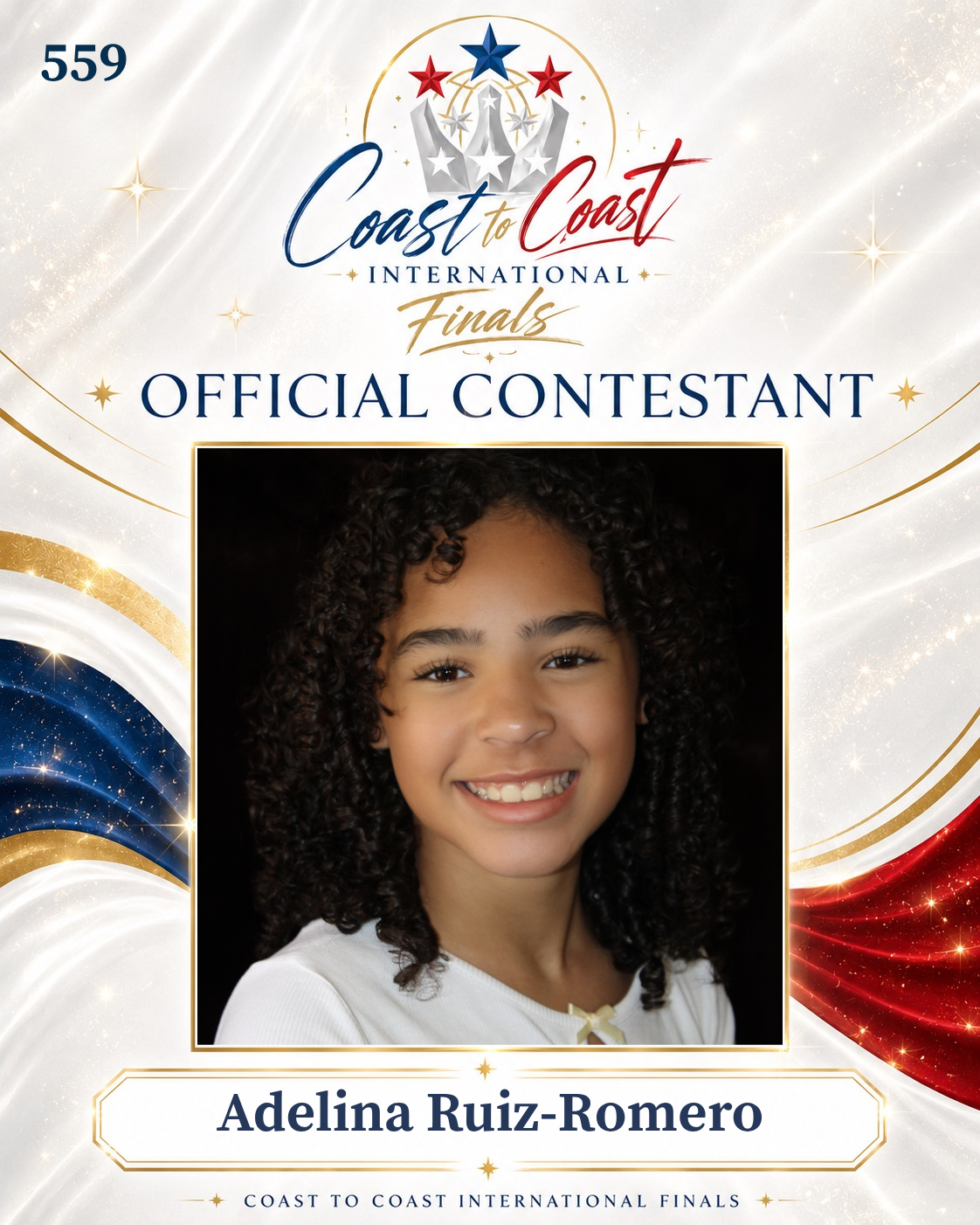 Vote #559 Adelina Ruiz-Romero for 2026 International Finals People's Choice!