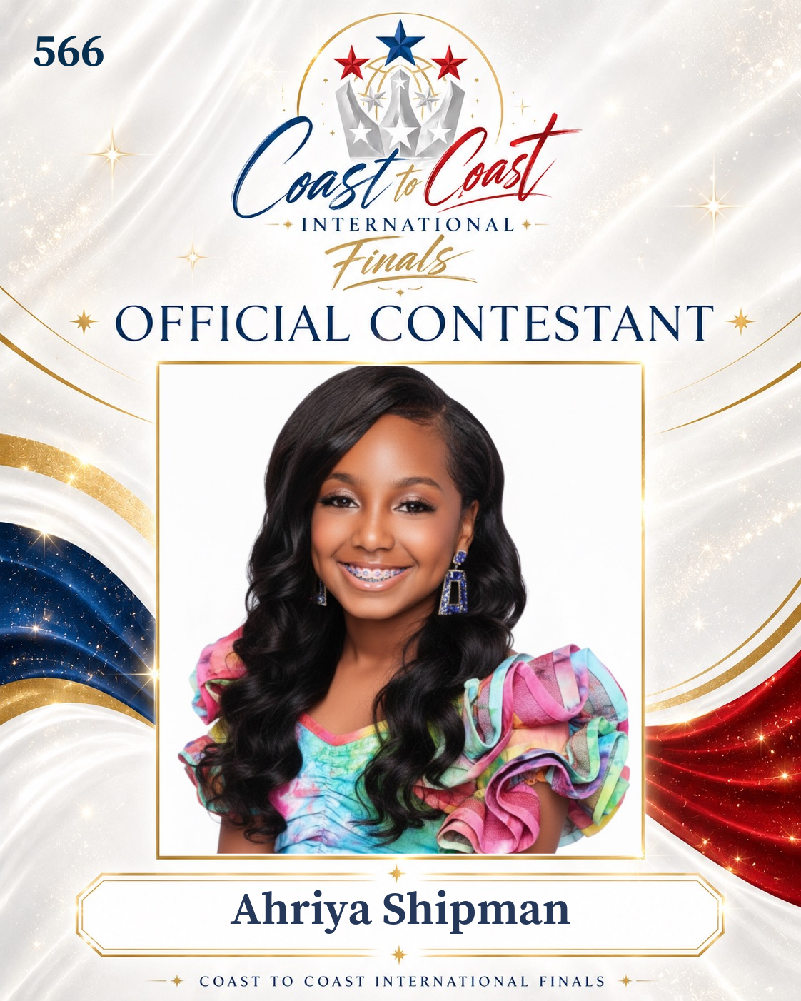 Vote #566 Ahriya Shipman for 2026 International Finals People's Choice!