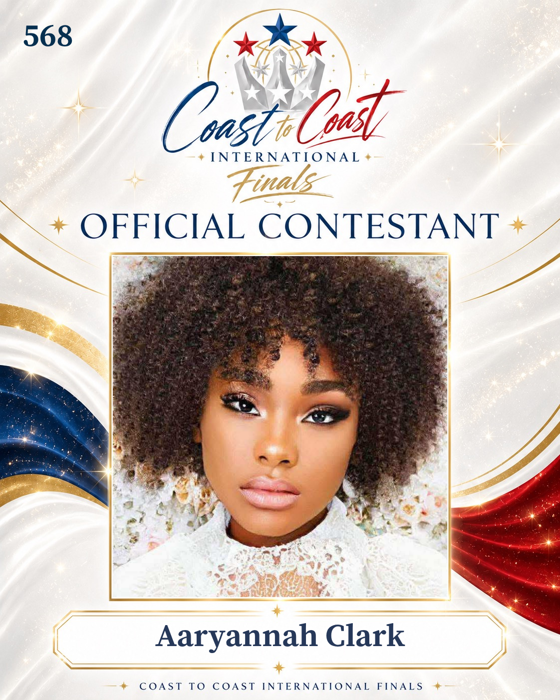 Vote #568 Aaryannah Clark for 2026 International Finals People's Choice!