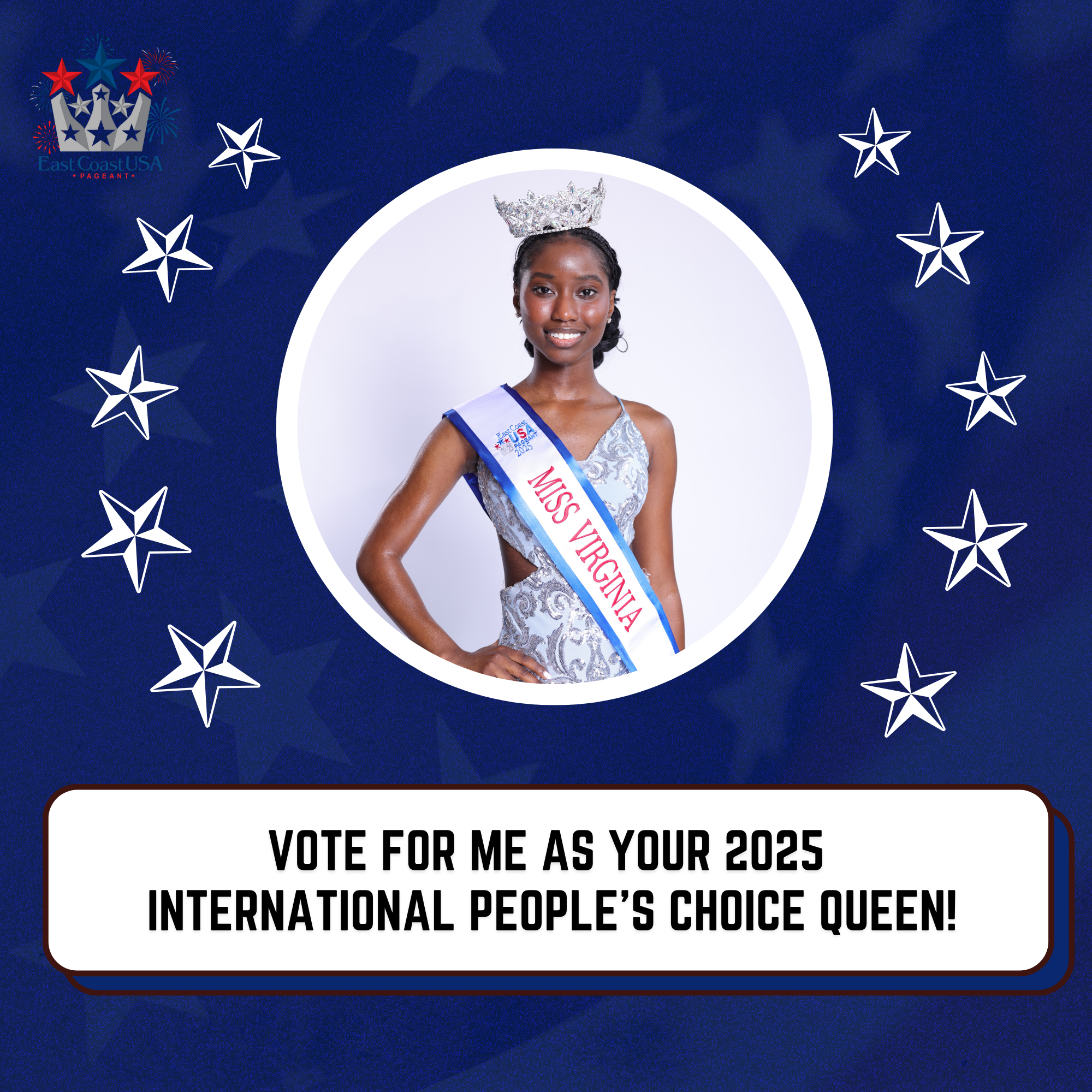 Vote #576 Elizabeth Kanu for the 2025 International Finals Pageant People's Choice