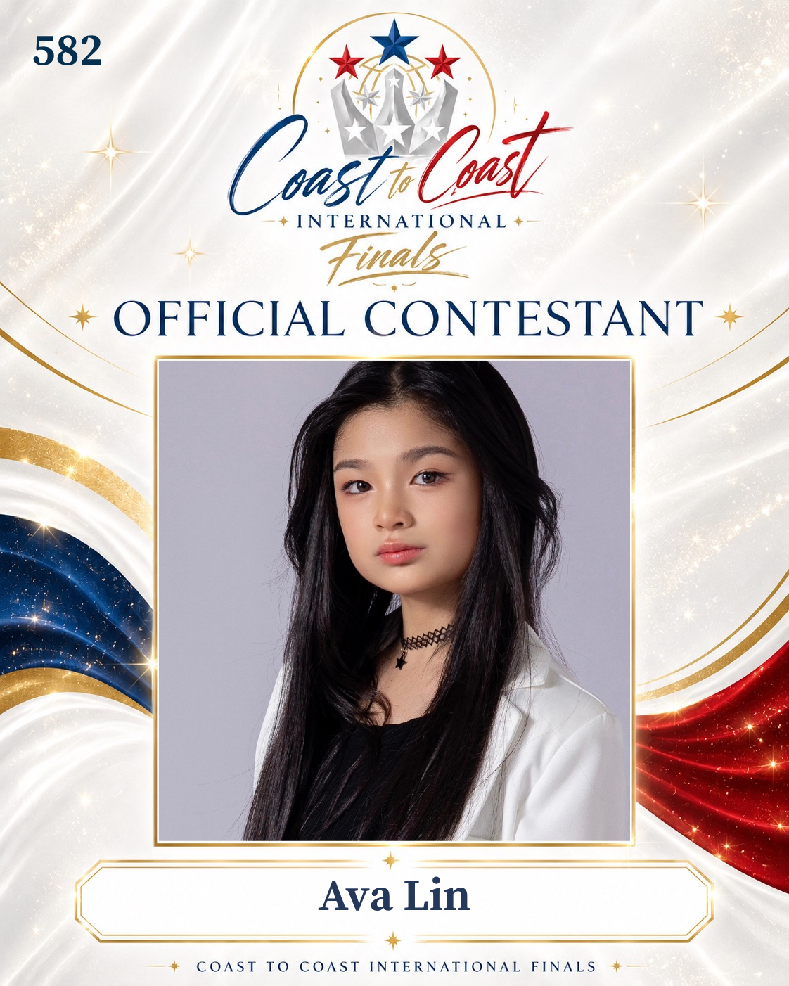 Vote #582 Ava Lin for 2026 International Finals People's Choice!