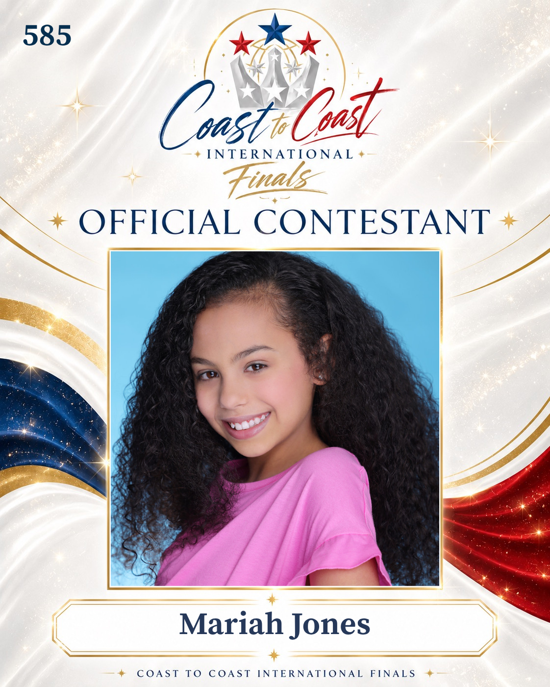 Vote #585 Mariah Jones for 2026 International Finals People's Choice!
