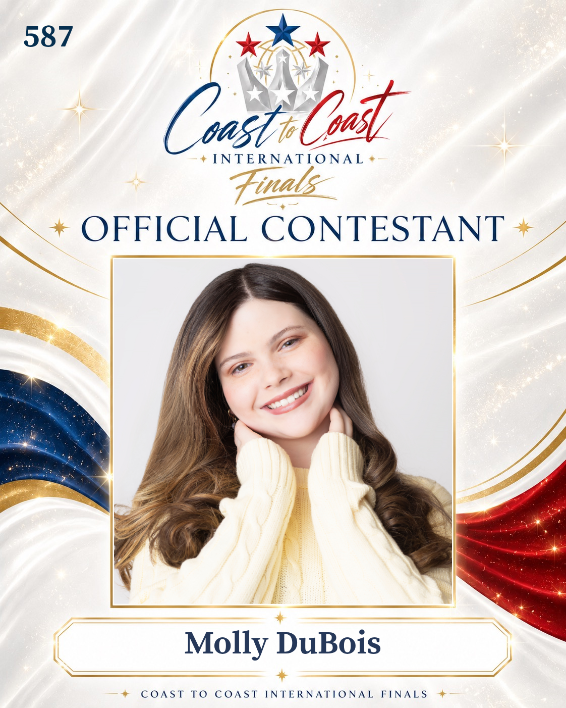 Vote #587 Molly DuBois for 2026 International Finals People's Choice!