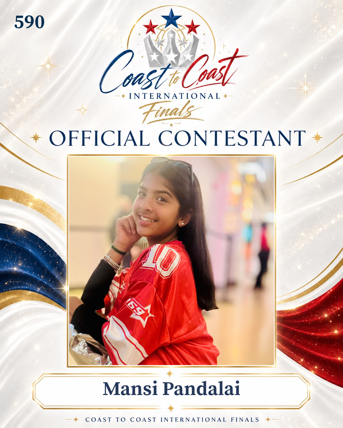 Vote #590 Mansi Pandalai for 2026 International Finals People's Choice!