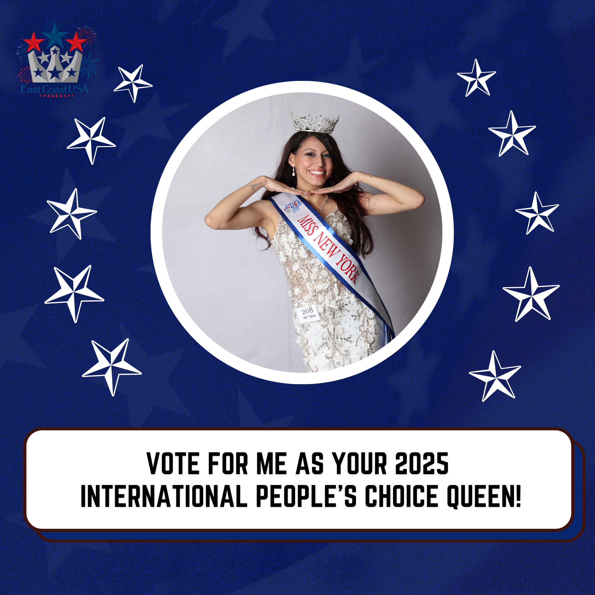 Vote #593 Annmarie Mazza for the 2025 International Finals Pageant People's Choice