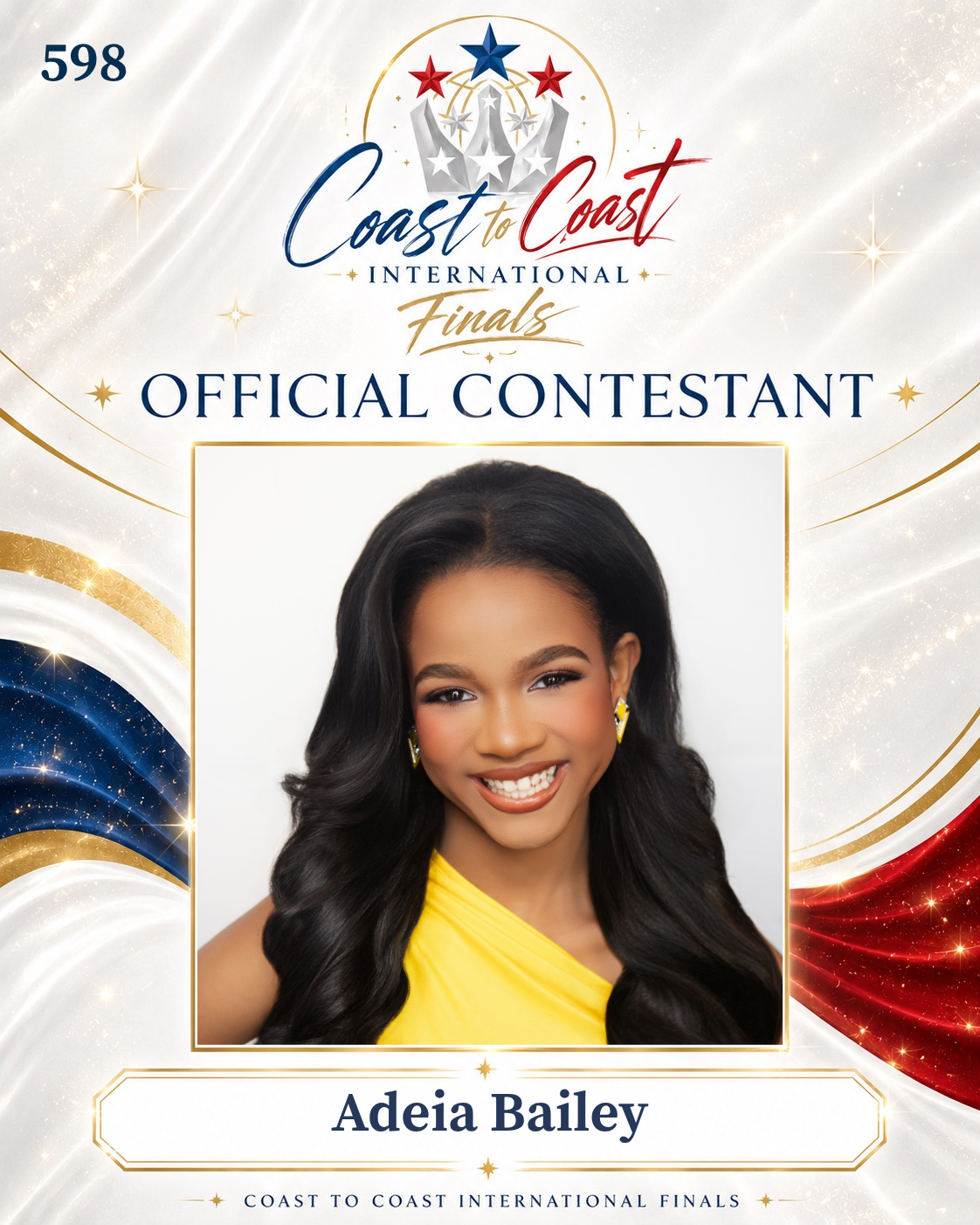 Vote #598 Adeia Bailey for 2026 International Finals People's Choice!