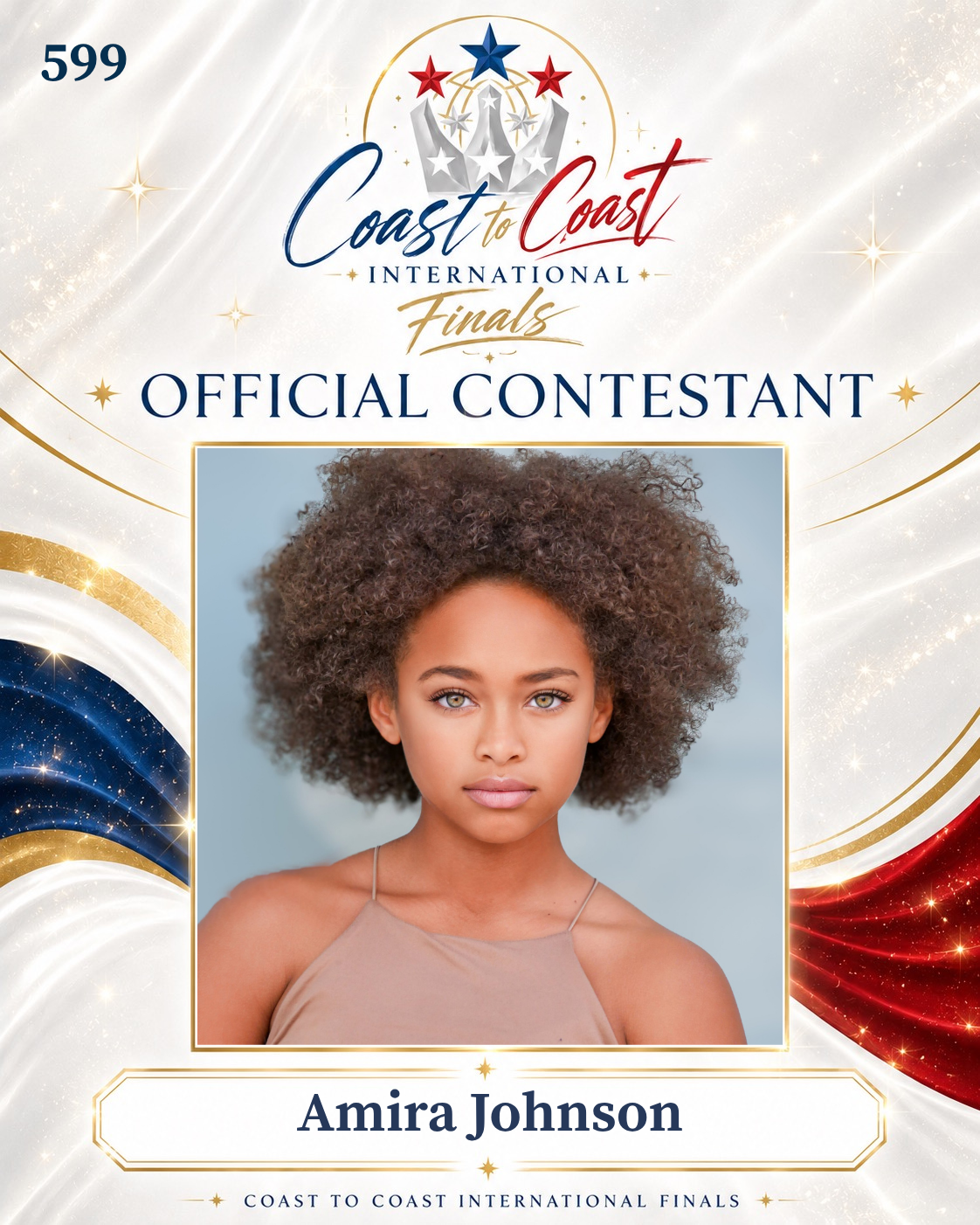 Vote #599 Amira Johnson for 2026 International Finals People's Choice!