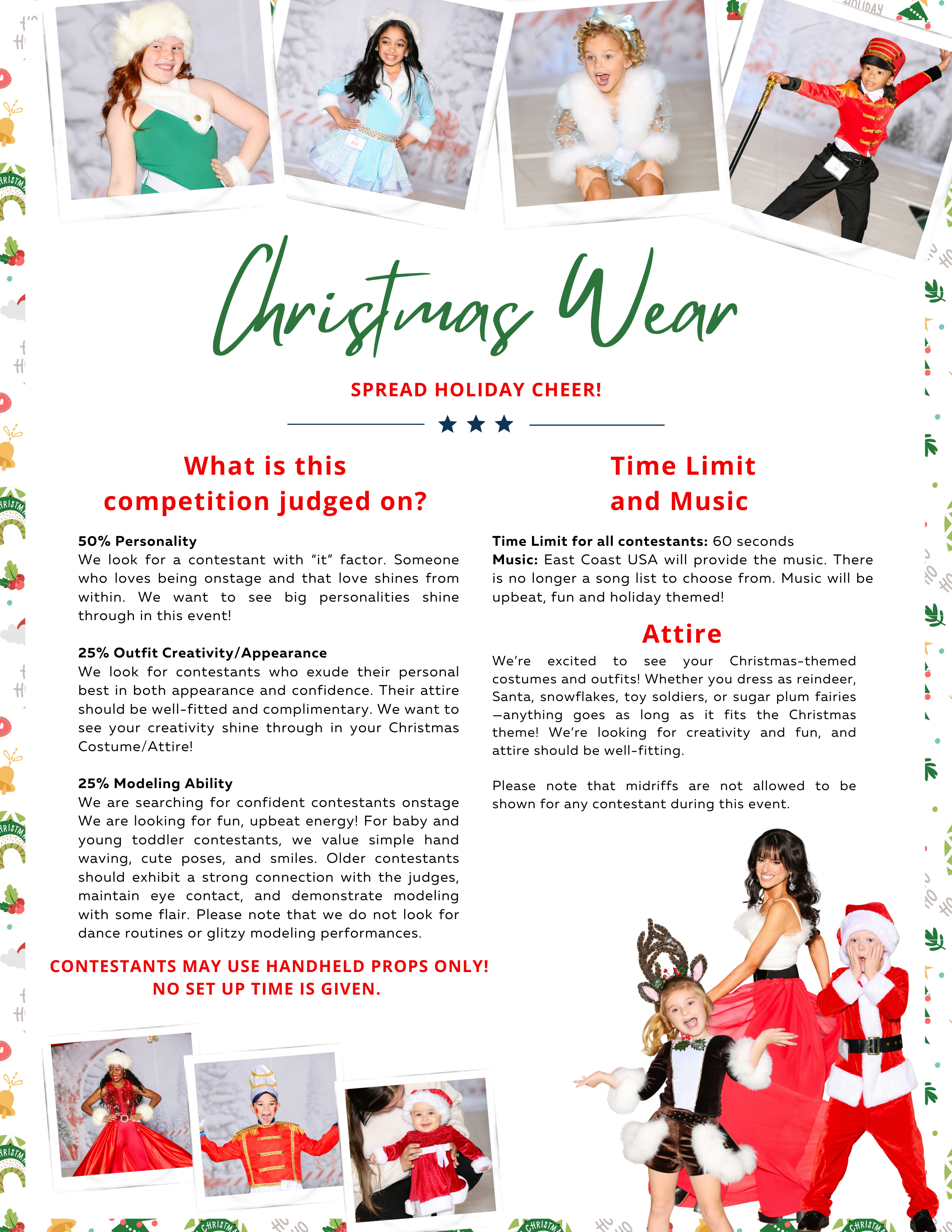 2024 East Coast USA Christmas Spectacular Pageant Registration