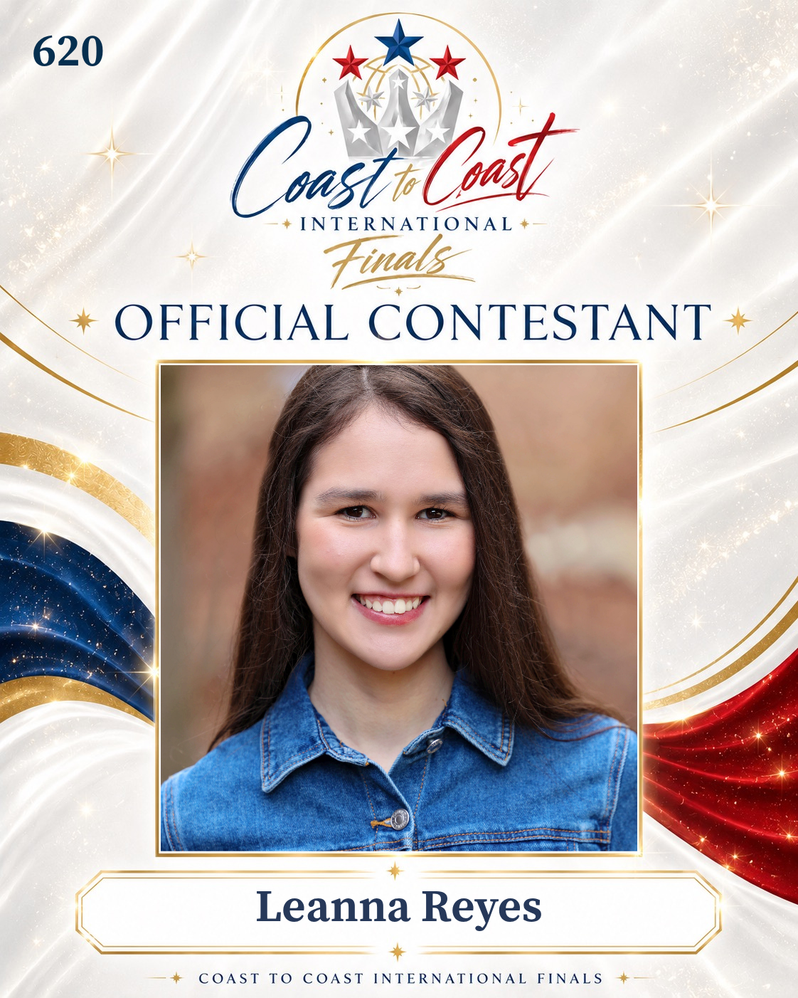 Vote #620 Leanna Reyes for 2026 International Finals People's Choice!