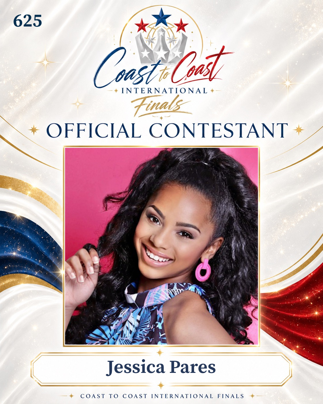 Vote #625 Jessica Pares for 2026 International Finals People's Choice!