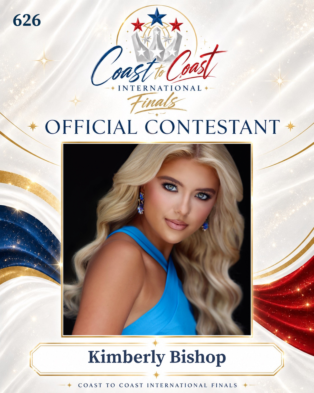 Vote #626 Kimberly Bishop for 2026 International Finals People's Choice!