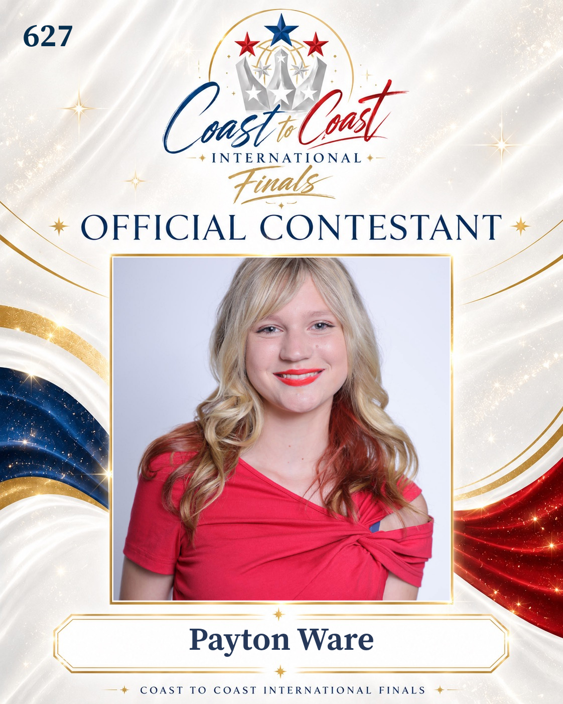 Vote #627 Payton Ware for 2026 International Finals People's Choice!