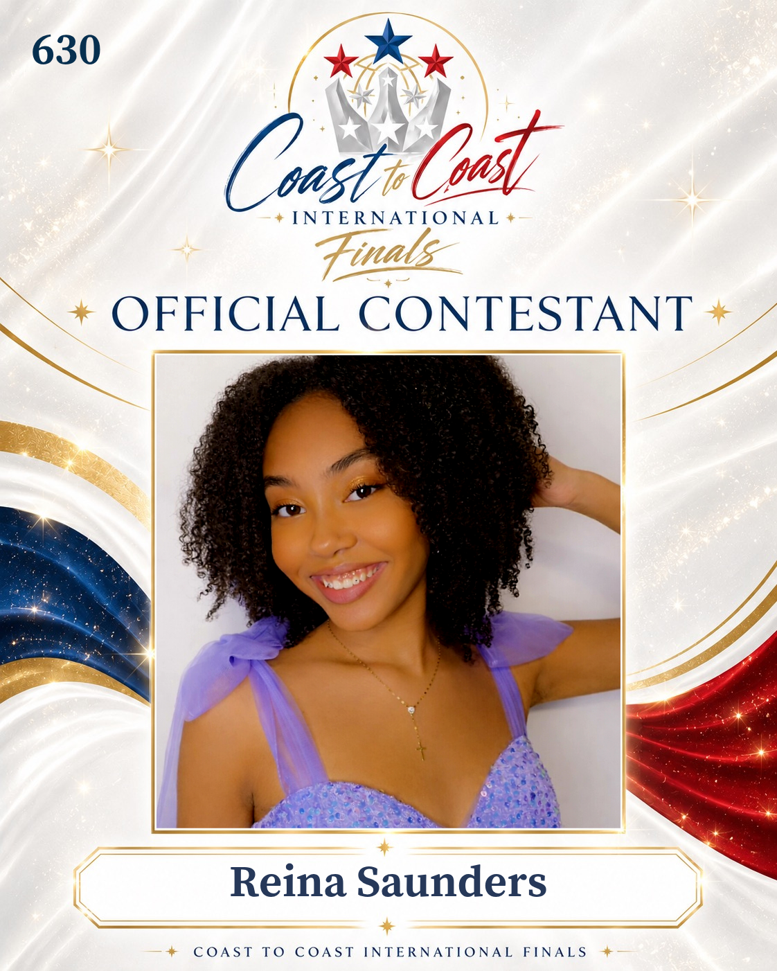 Vote #630 Reina Saunders for 2026 International Finals People's Choice!