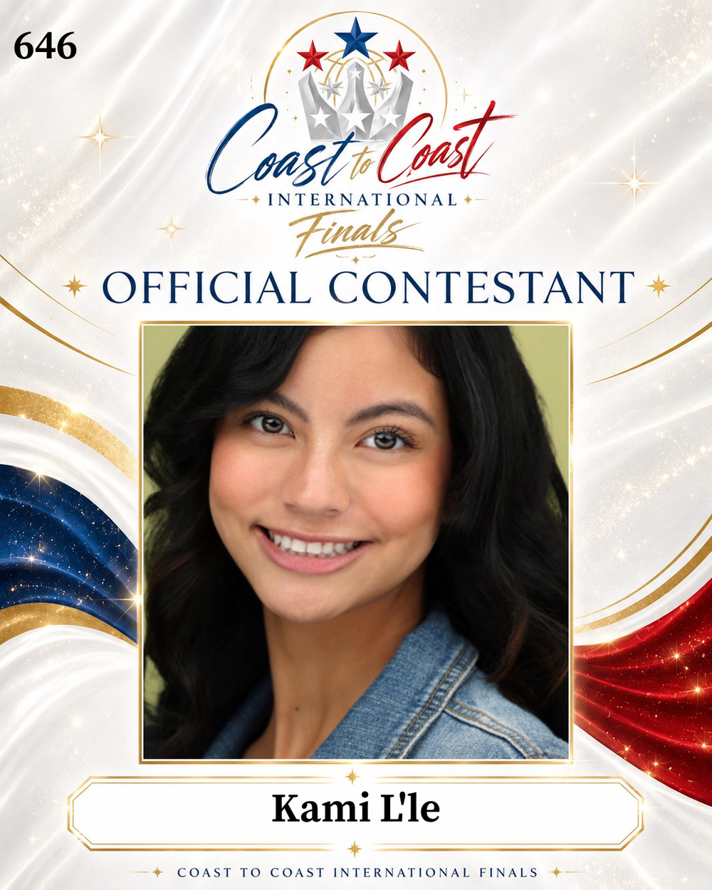 Vote #646 Kami L'le for 2026 International Finals People's Choice!