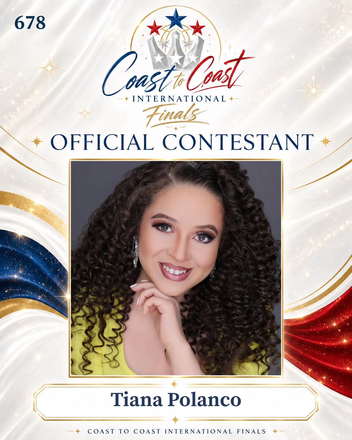 Vote #678 Tiana Polanco for 2026 International Finals People's Choice!