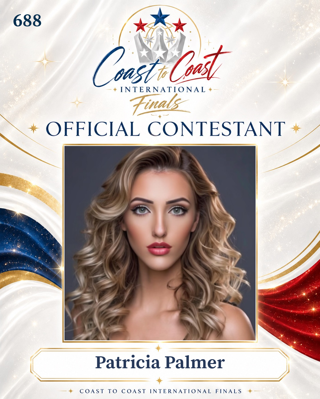 Vote #688 Patricia Palmer for 2026 International Finals People's Choice!
