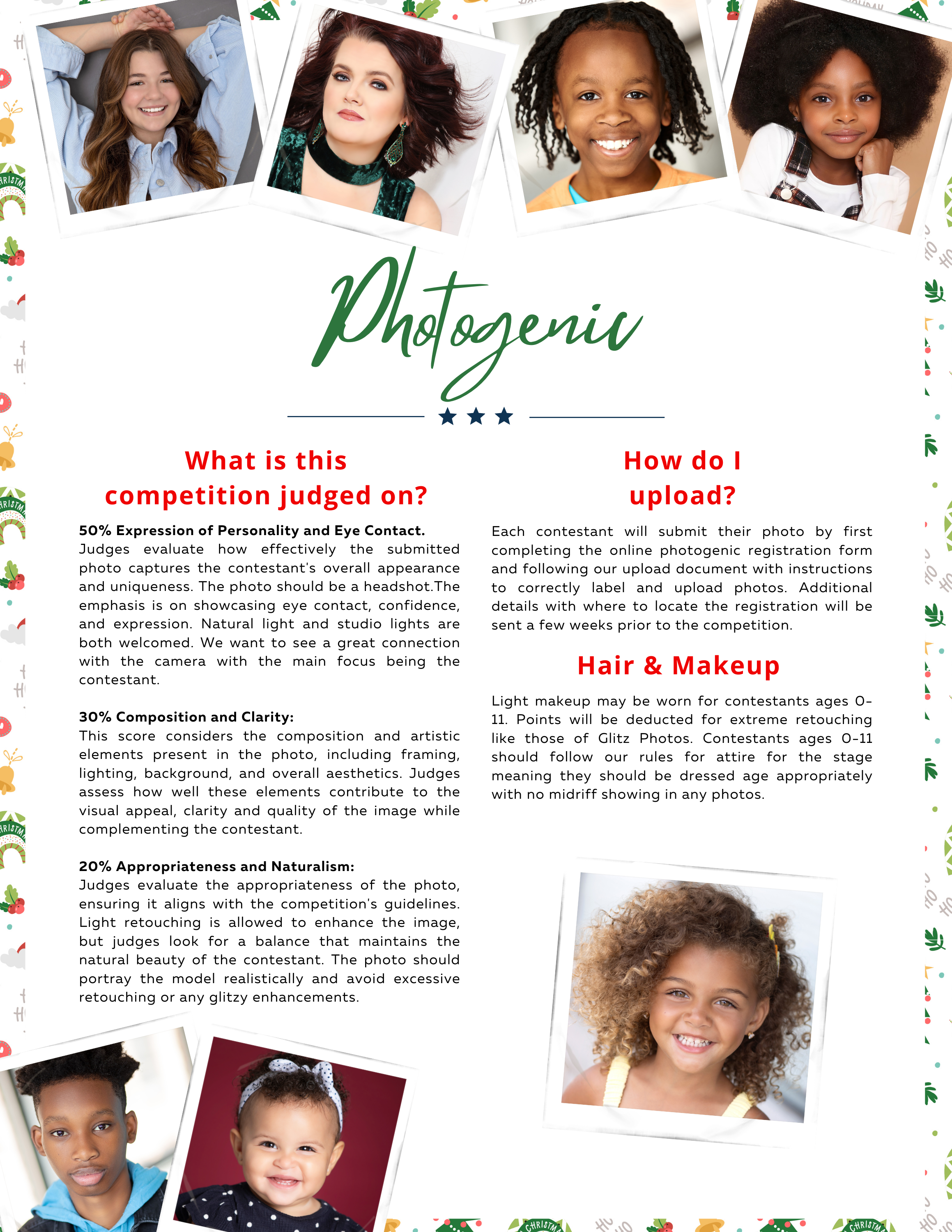 2024 East Coast USA Christmas Spectacular Pageant Registration
