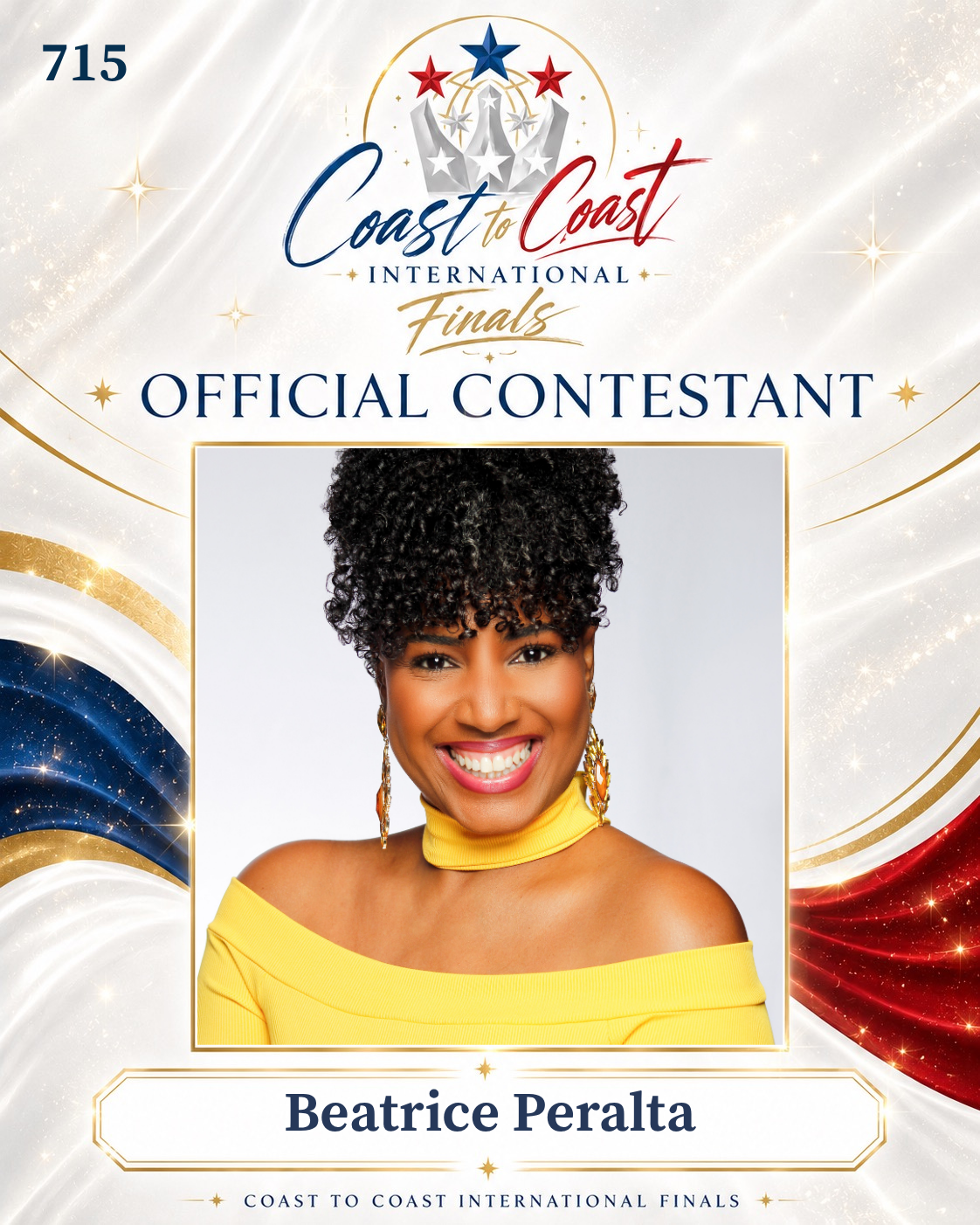 Vote #715 Beatrice Peralta for 2026 International Finals People's Choice!