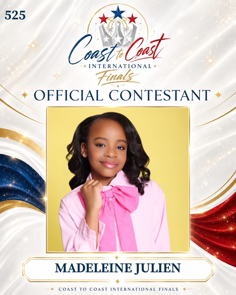 Vote #525 Madeleine Julien for 2026 International Finals People's Choice!