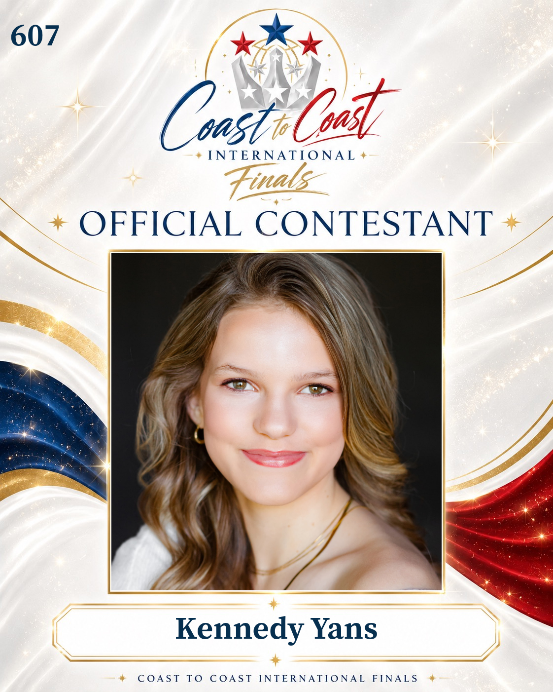 Vote #607 Kennedy Yans for 2026 International Finals People's Choice!
