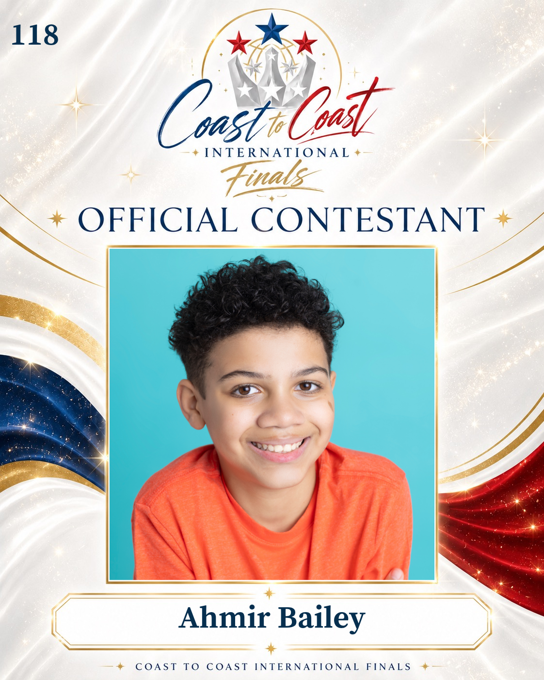 Vote #118 for Ahmir Bailey 2026 International Finals People's Choice!