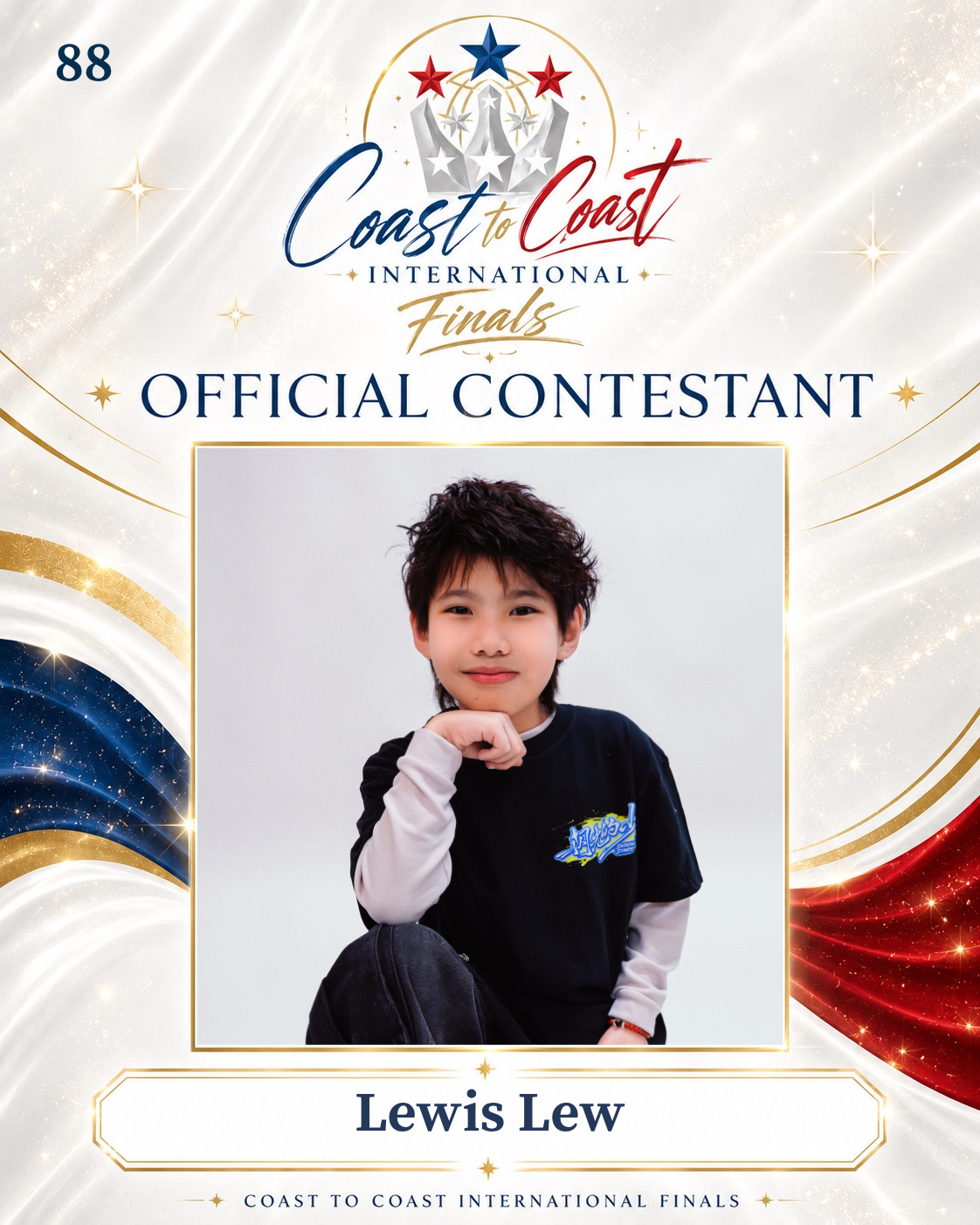 Vote #088 Lewis Lew for 2026 International Finals People's Choice!