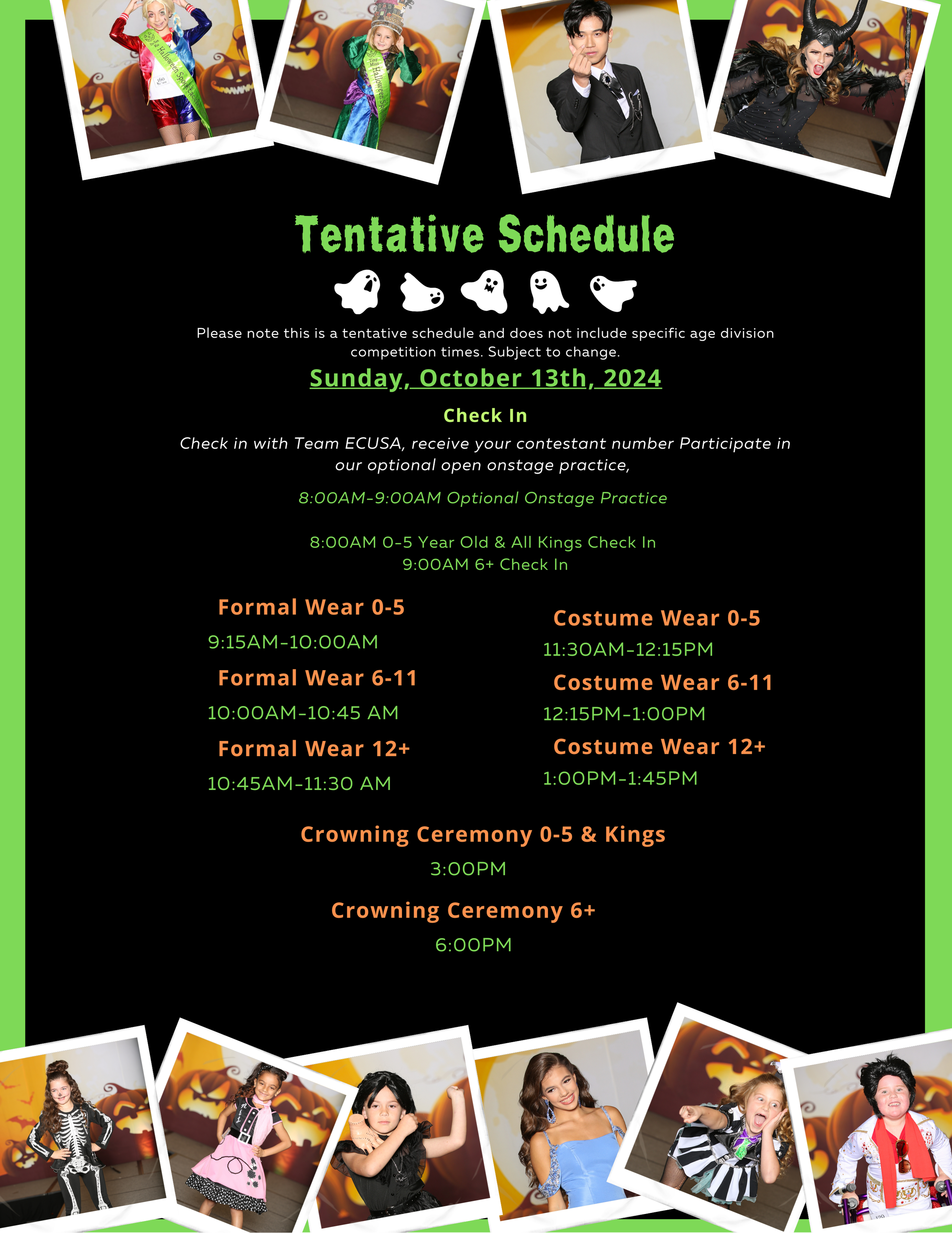 2024 East Coast USA Halloween Spooktacular Pageant Registration