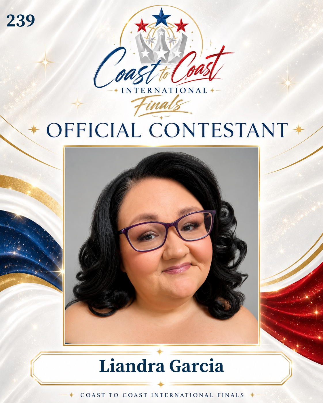 Vote #239 for Liandra Garcia 2026 International Finals People's Choice!