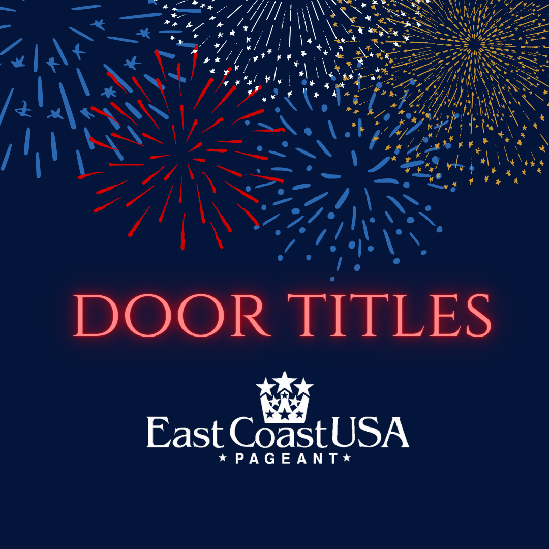 East Coast USA Pageant 2024 Virginia Door Titles East Coast USA Pageant