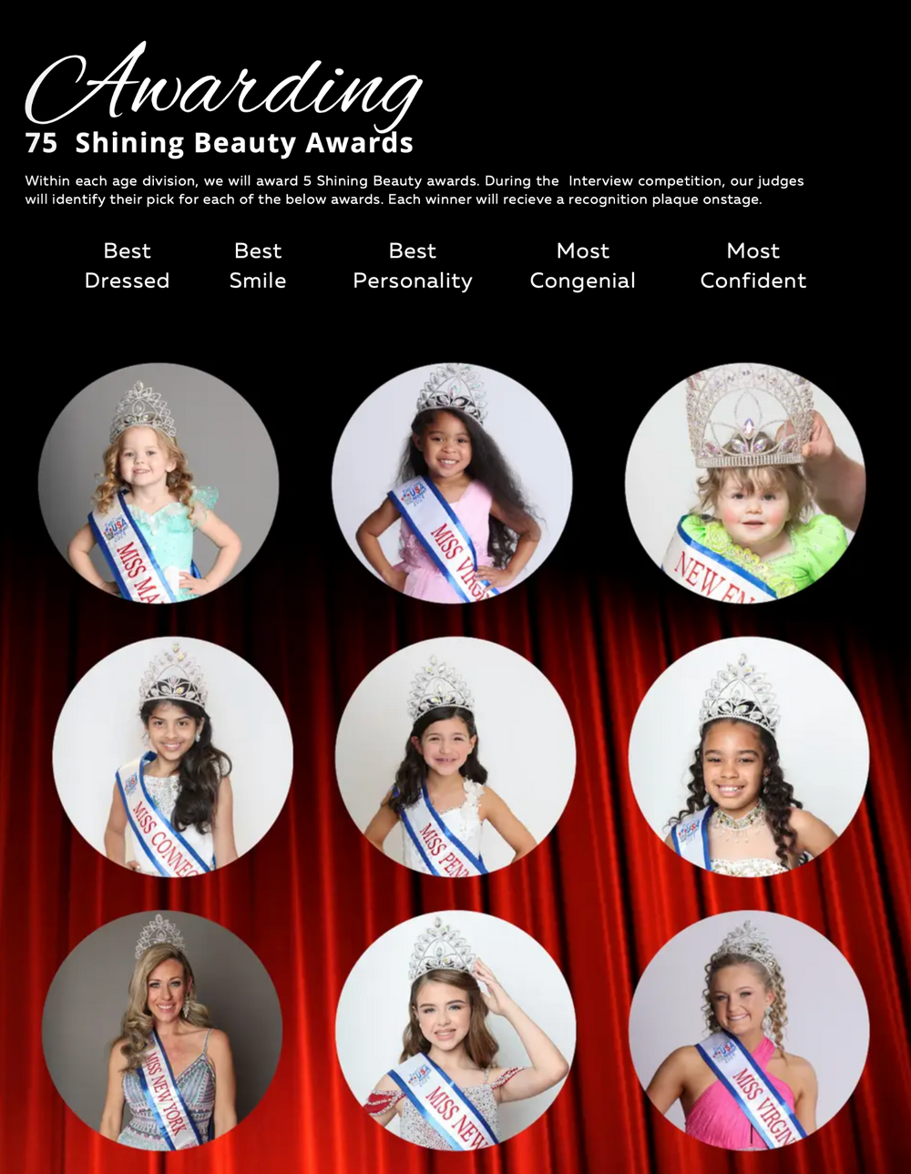 State Pageant Red Carpet Awards & Star Search