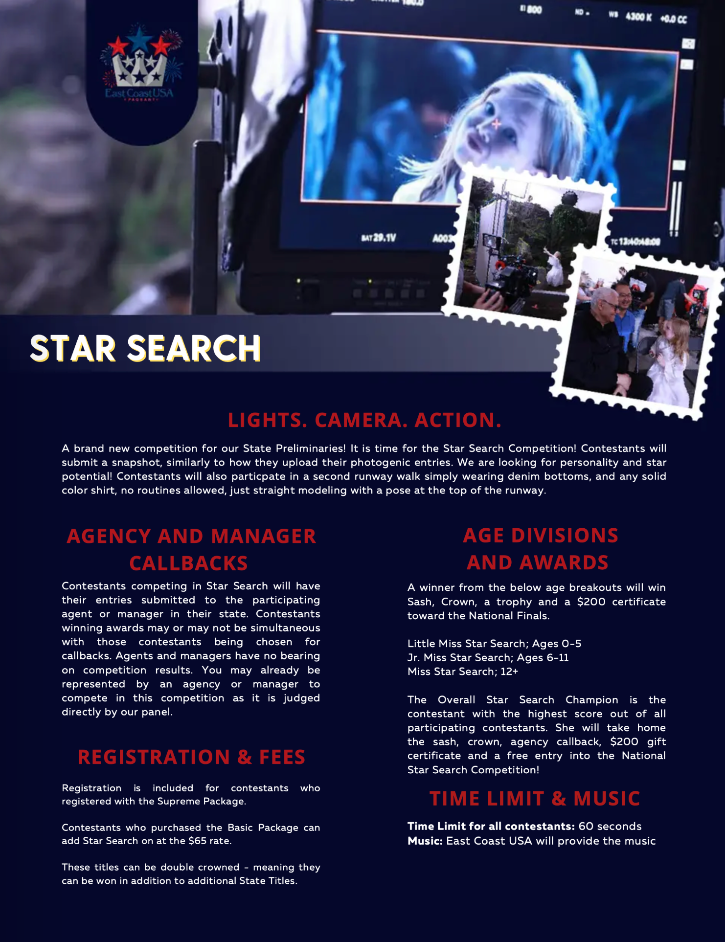 State Pageant Red Carpet Awards & Star Search